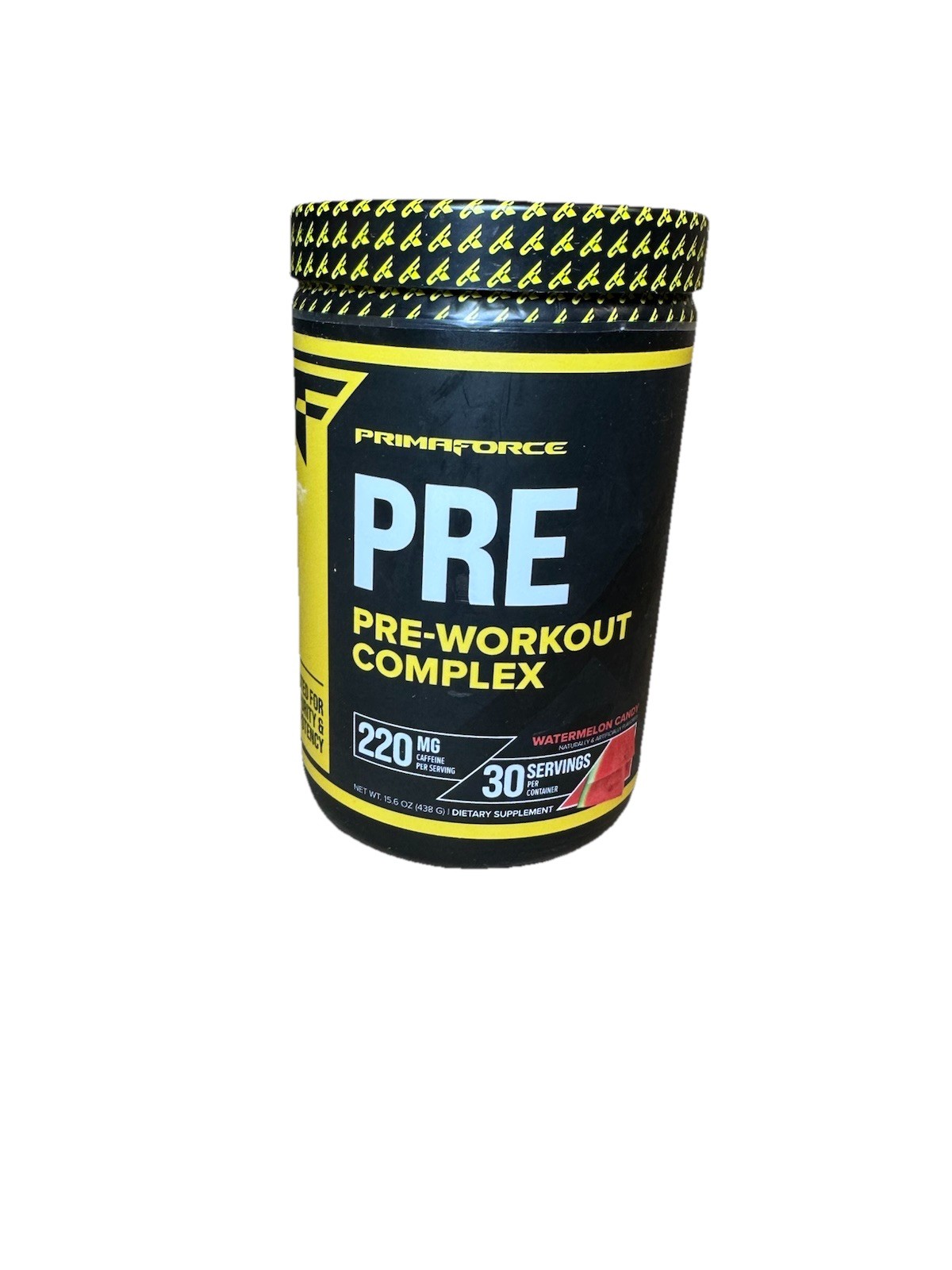 Primaforce Pre-Workout Complex Powder (30 Servings) – Watermelon Candy Flavor
