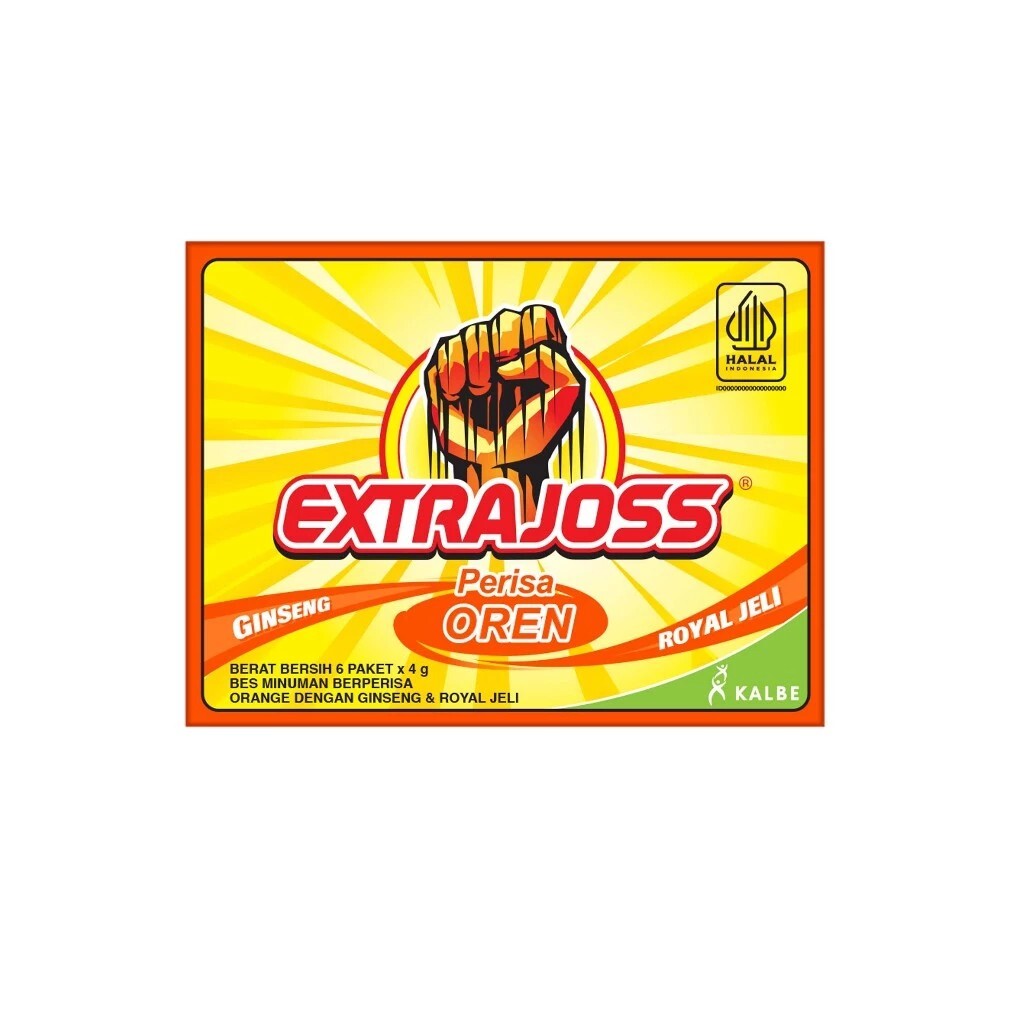 EXTRA JOSS Orange Flavor 10 Box (60 Sachets) Energy Drink FREE SHIPPING