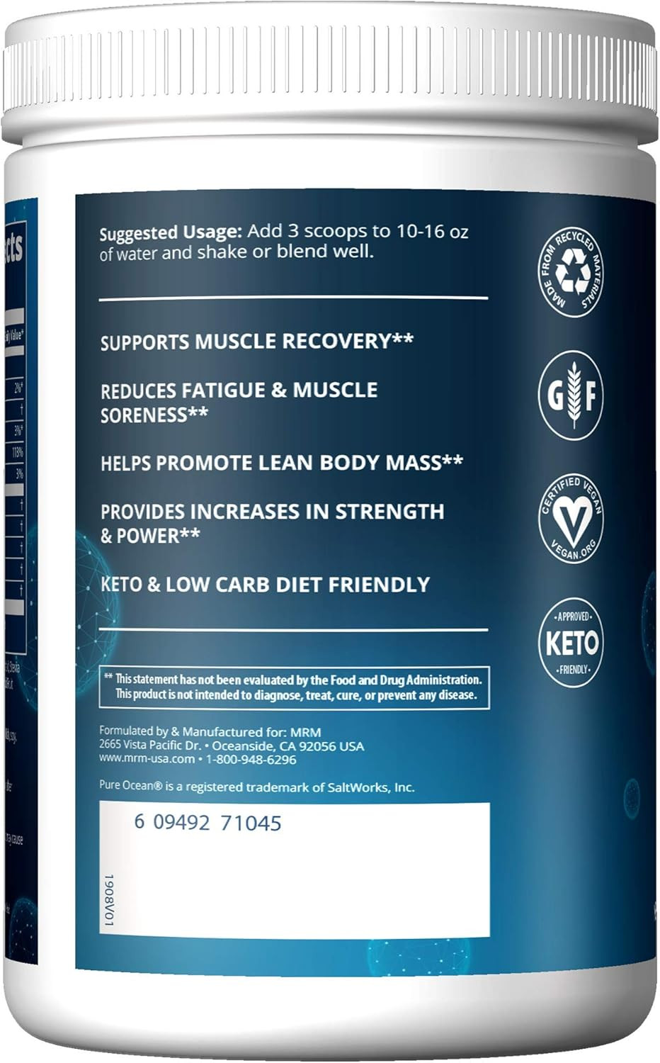 BCAA+G Reload Post-Workout Powder-For Women & Men-Bcaa & L’Glutamine with Carnos