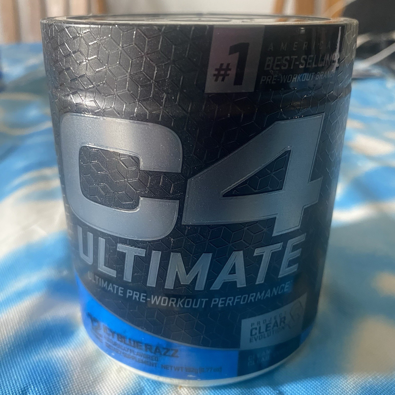 Cellucor C4 Ultimate Pre-Workout Supplement Icy Blue Razz (12 Servings)