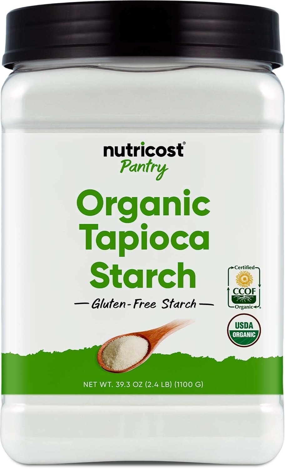 Nutricost Organic Tapioca Starch (AMIDO) Gluten and GMO-Free – 2.5 LB Fantastic!