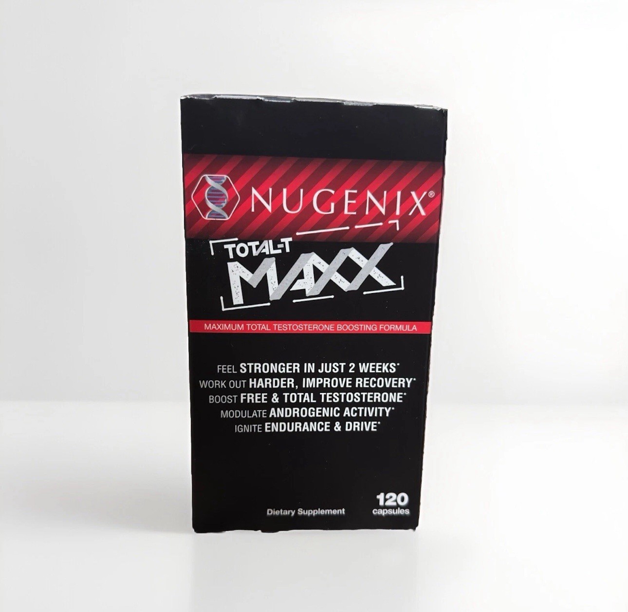 Nugenix Total-T Maxx – 120 Capsules – EXP 12/26
