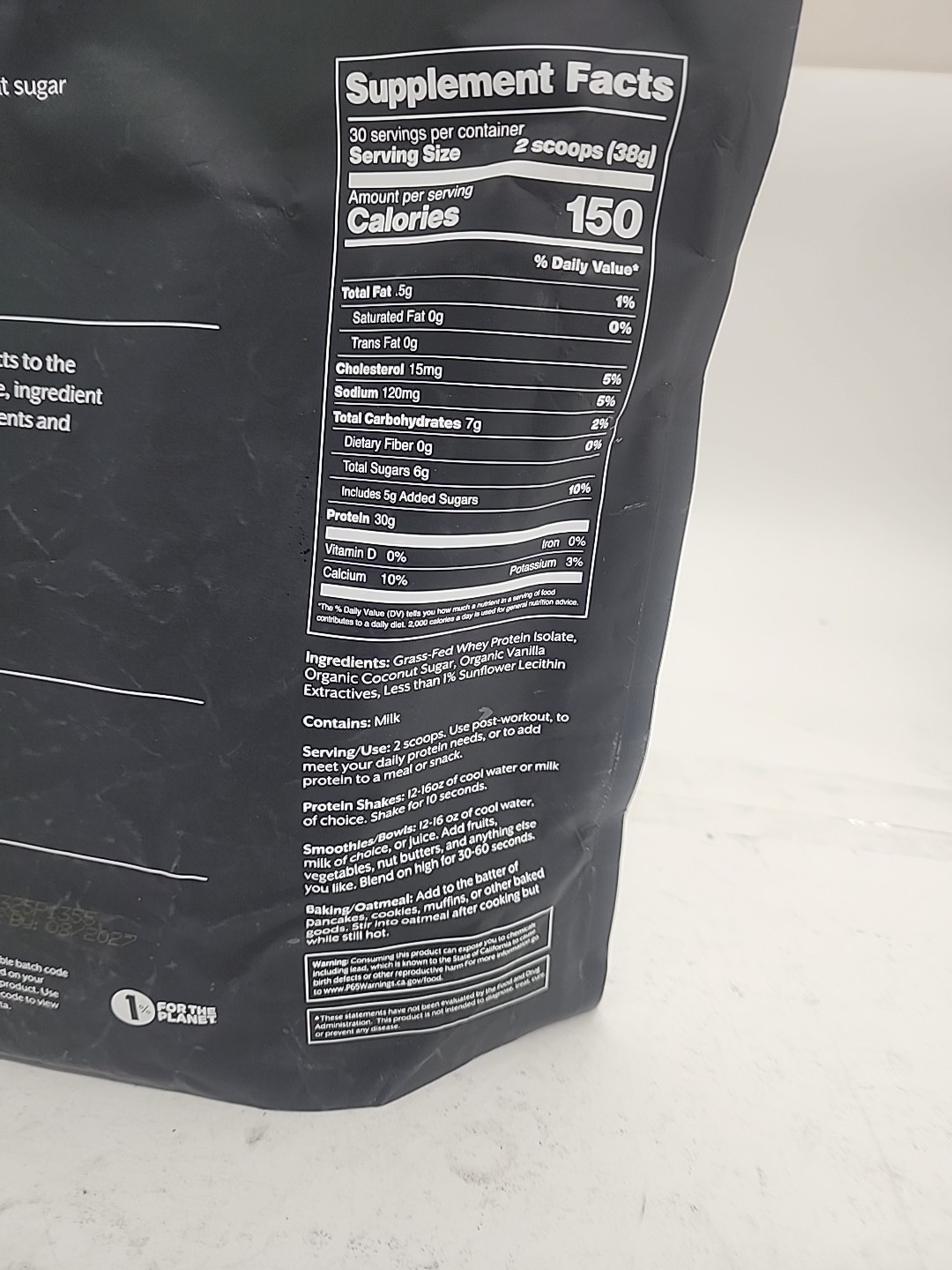 ProMix Nutrition Whey Protein Isolate Powder, Vanilla – Grass-Fed – ­Post Wor…