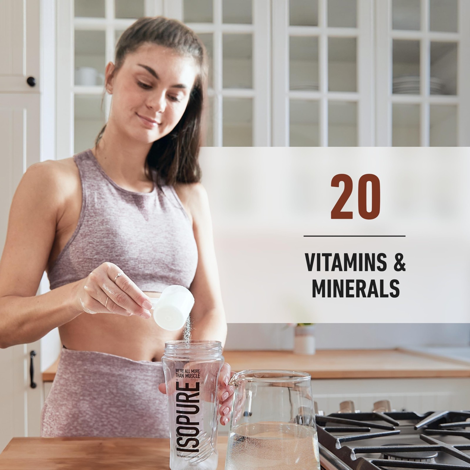 Isopure Low Carb 100% Pure Whey Isolate Protein Powder, Gluten Free, With Vit…