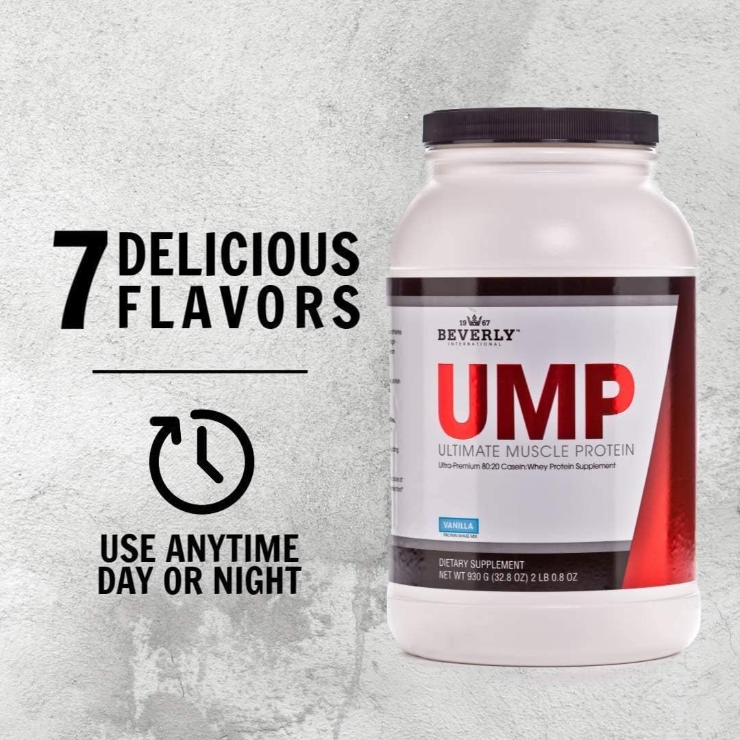 Beverly International UMP Protein Powder Chocolate 32.8 oz Whey Casein Lean