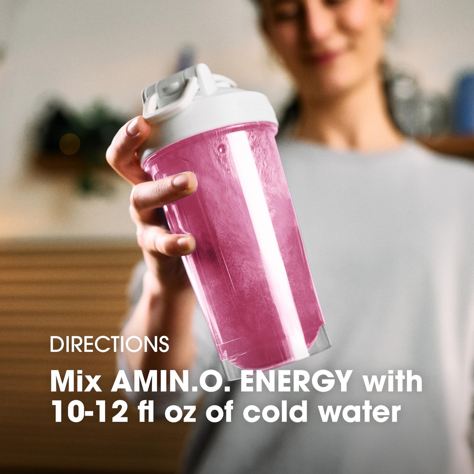 Amino Energy Focus Powder Packets – Strawberry Burst, 25 Ct, BCAA, Electrolytes,