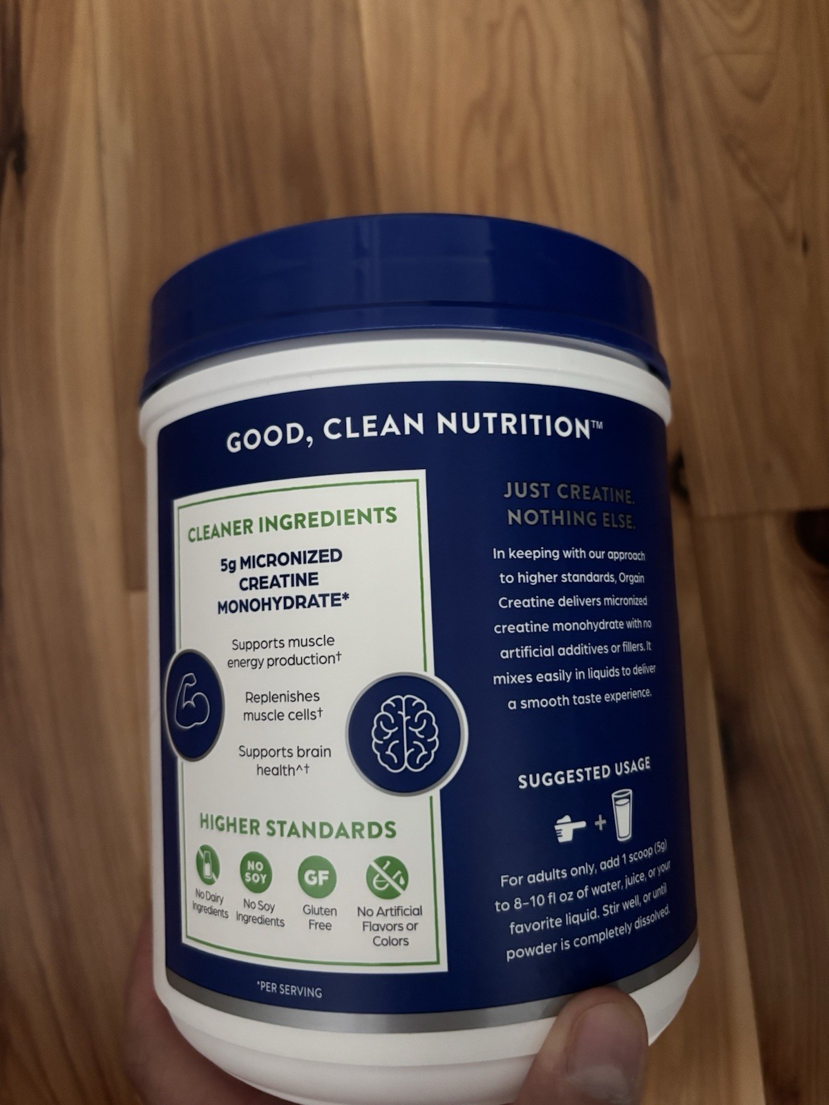 Orgain Micronized Creatine Monohydrate Powder Unflavored 17.64 oz 100 Serv
