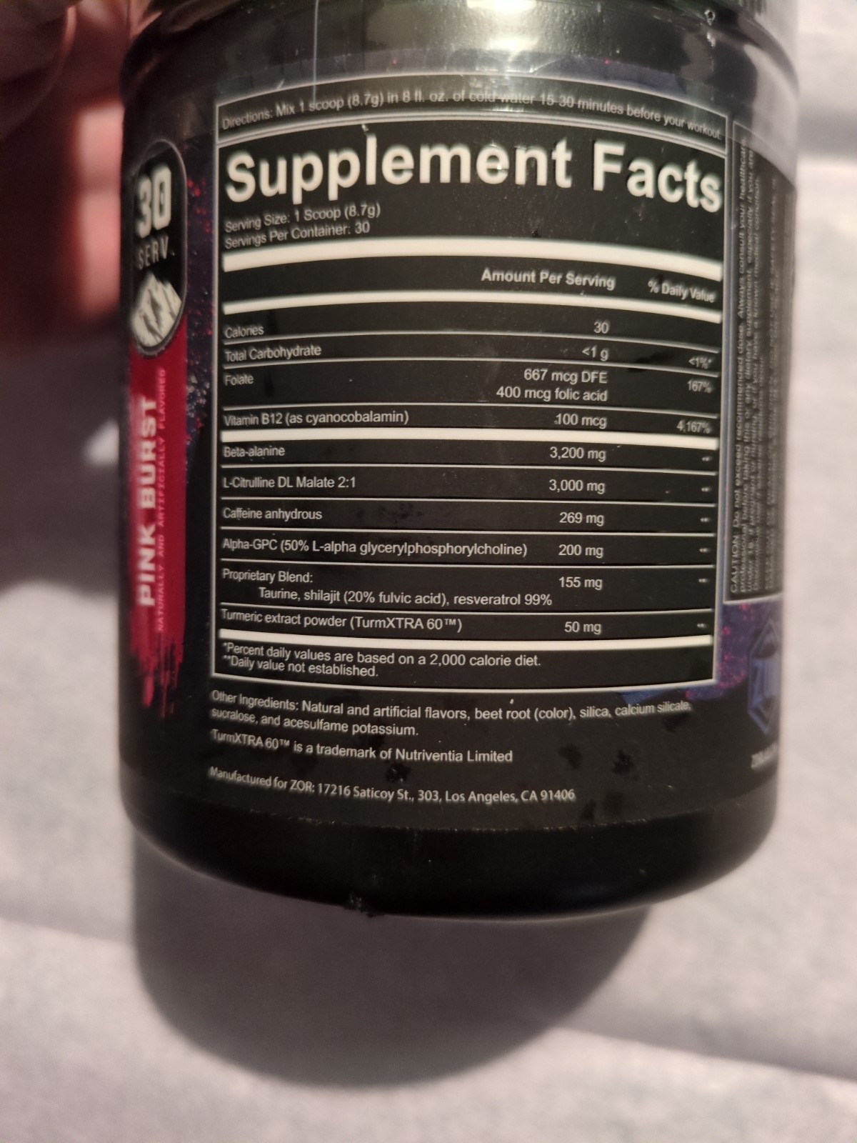 Snow Enhanced Pre Workout 30 Sv Exp 4/27