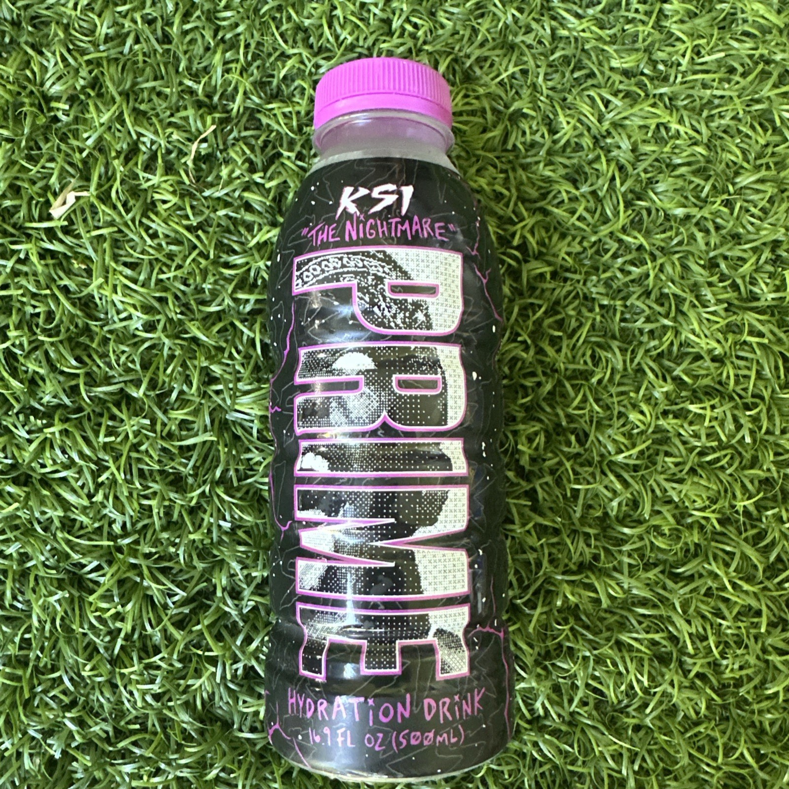 PRIME KSI THE NIGHTMARE LIMITED EDITION STRAWBERRY CREAM HYDRATION DRINK 16.9FL