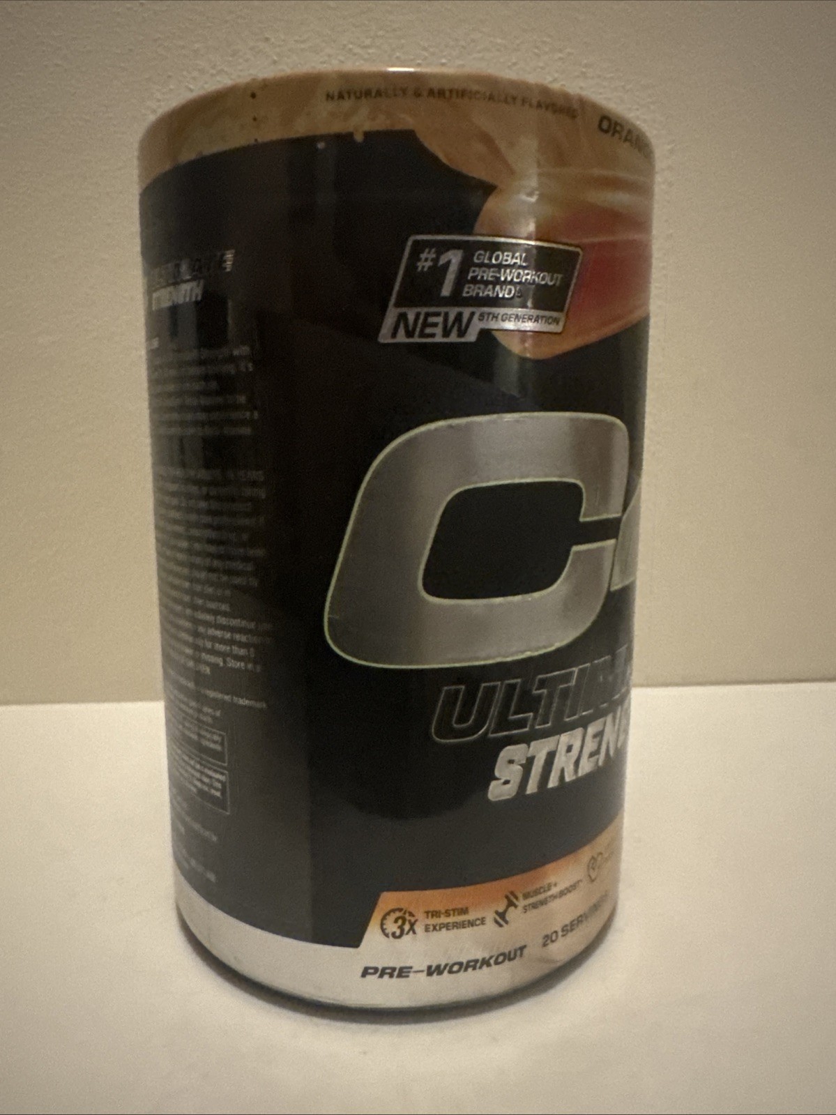 C4 Ultimate Strength Pre-Workout Orange Popsicle 1.26 Lbs 20 Servings Best Deal!