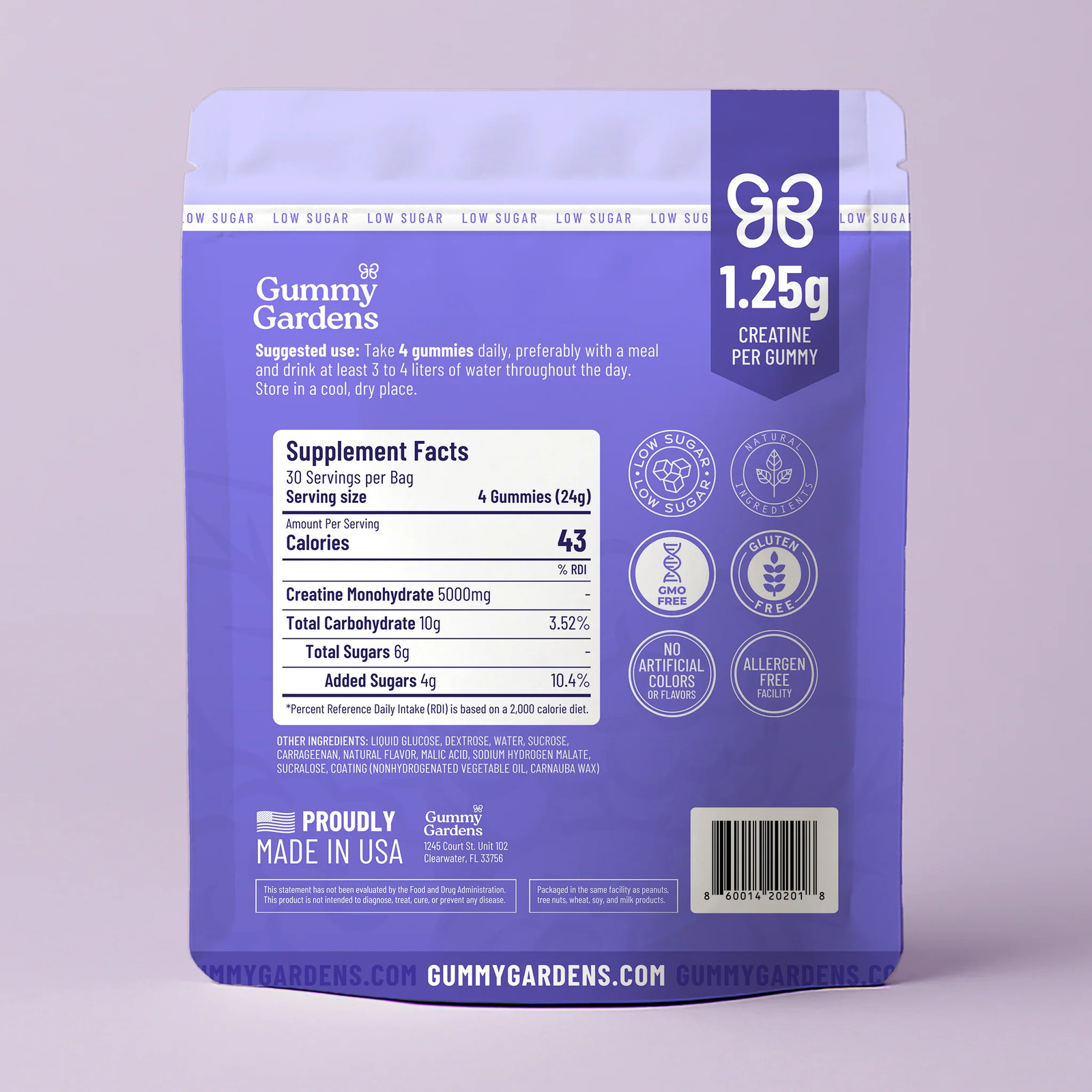 Creatine Gummies for Muscle Recovery & Focus