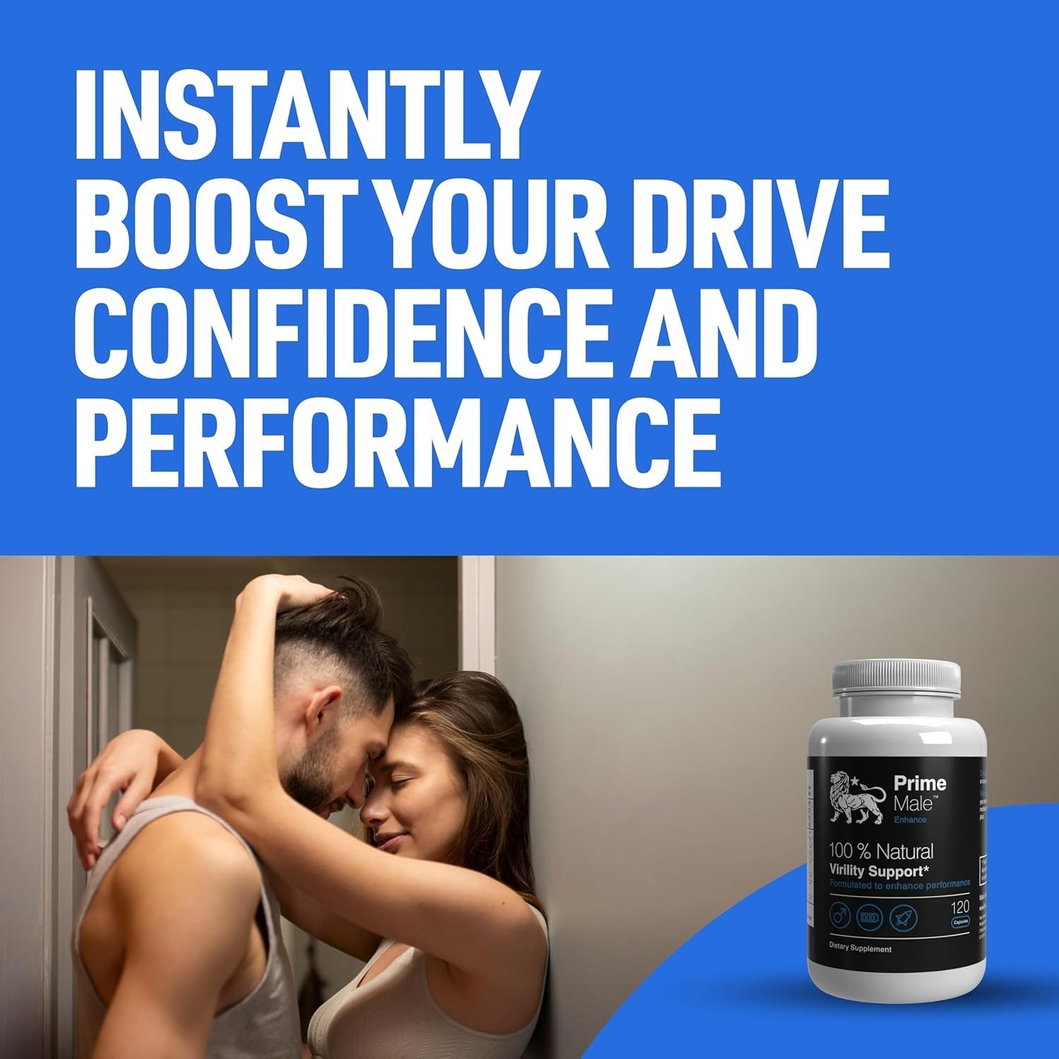 Prime Male Enhance – Male Enhancement Supplement 120 capsules Virility Support