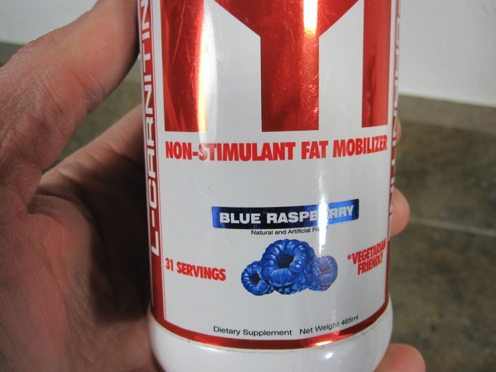 MTS Non-Stimulant Fat Mobilizer L-CARNITINE- Blue Raspberry 31 Servings 02/2020