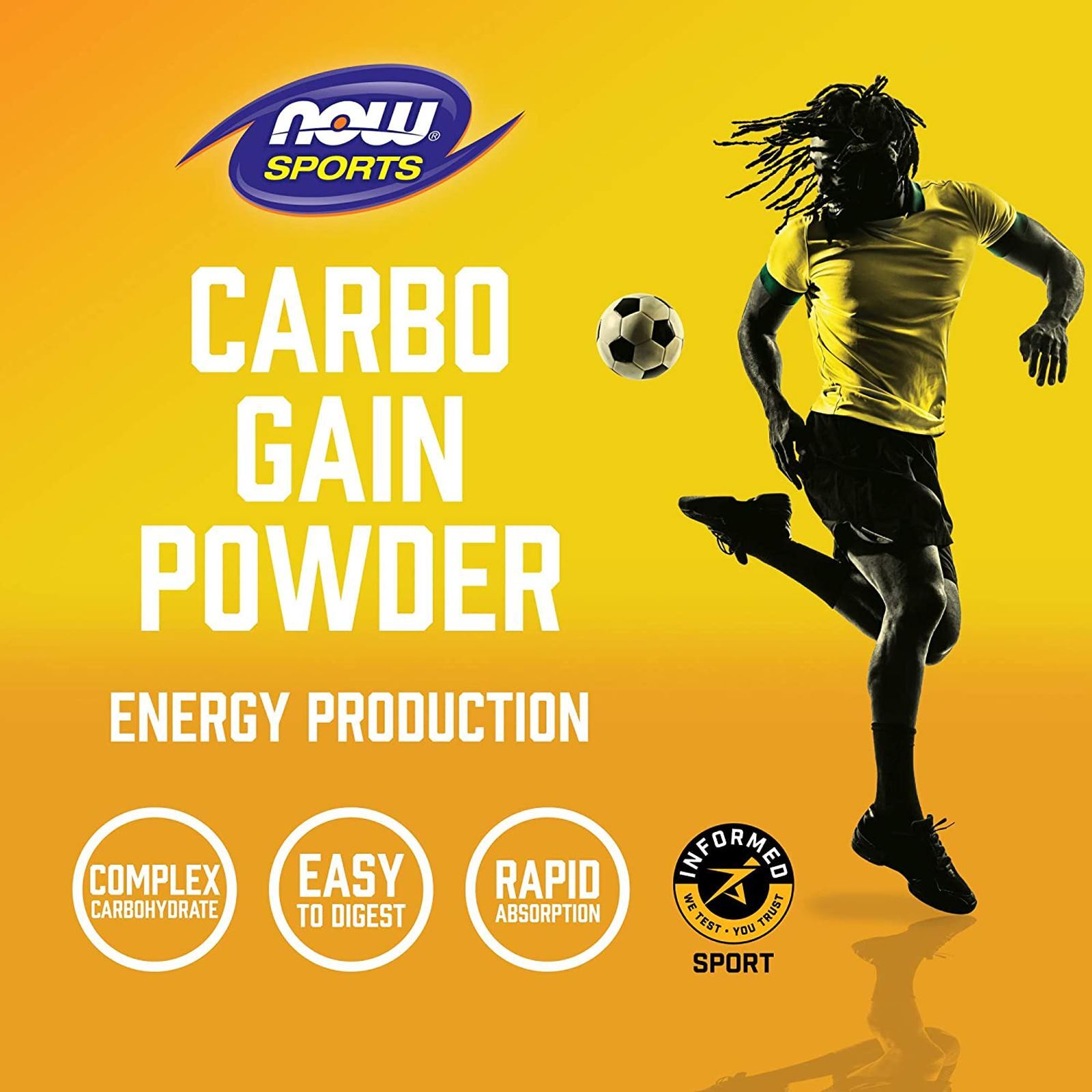 NOW FOODS Carbo Gain Powder 8 lbs.