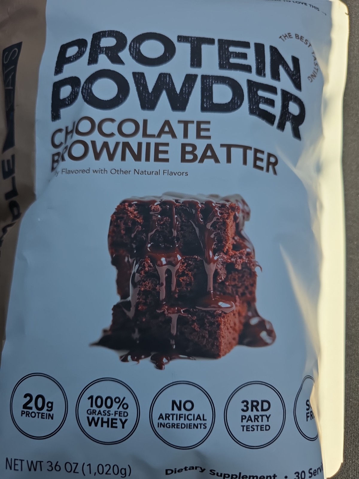 Clean Simple Eats Whey Protein Powder 30 Srvs-Chocolate Brownie 36oz