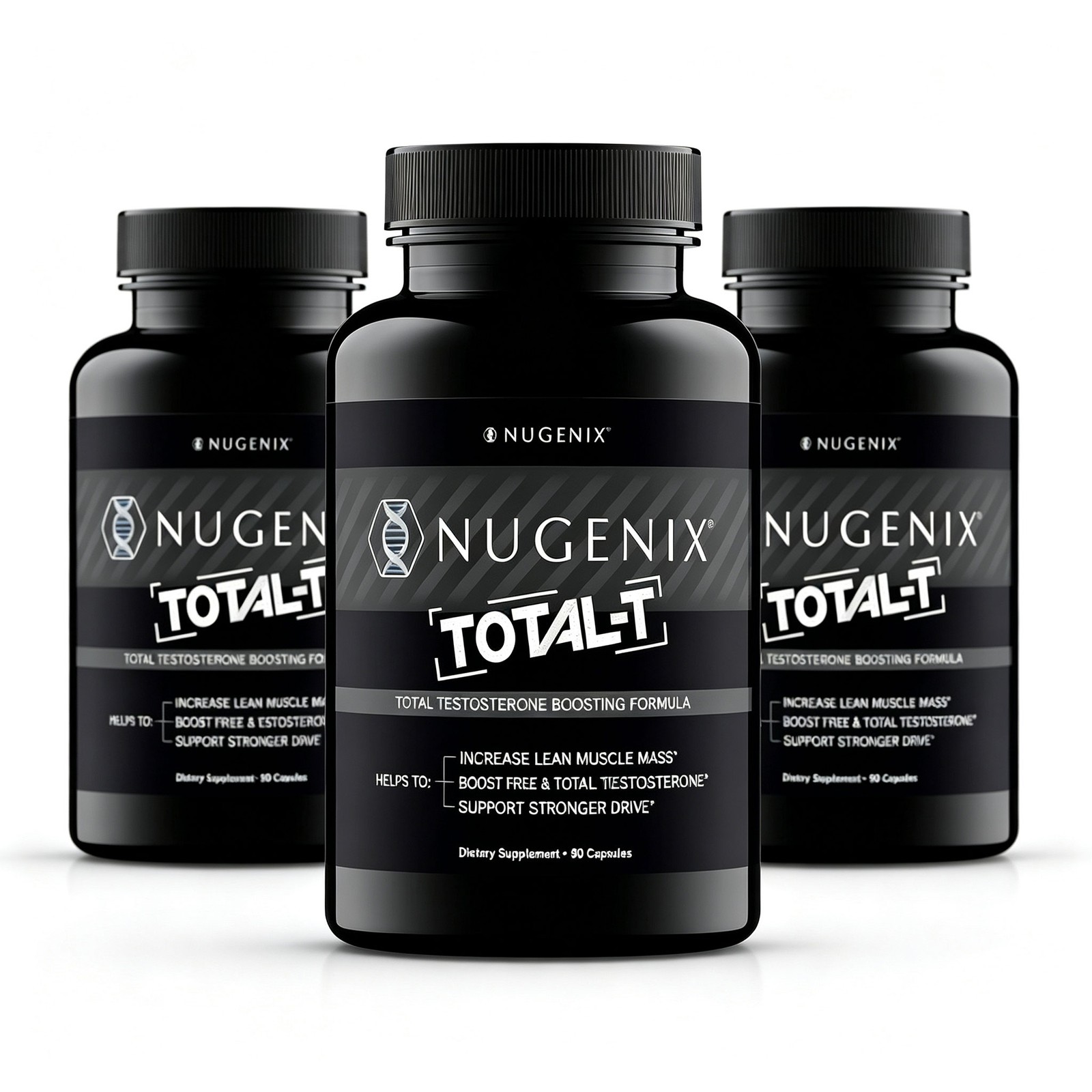 3x Value NUGENIX TOTAL-T Capsules -Testosteron Booster for Men, Energy & Stamina