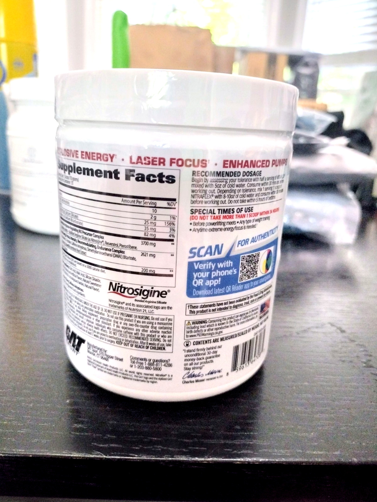 Nitraflex Pre Workout Supplement Blue Raspberry 30 Servings 09/28 – Nitrosigine
