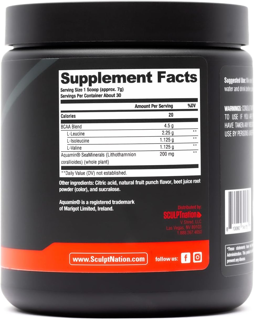 by V Shred BCAA Powder – Powerful Amino Acids Blend to Support Recovery and E…