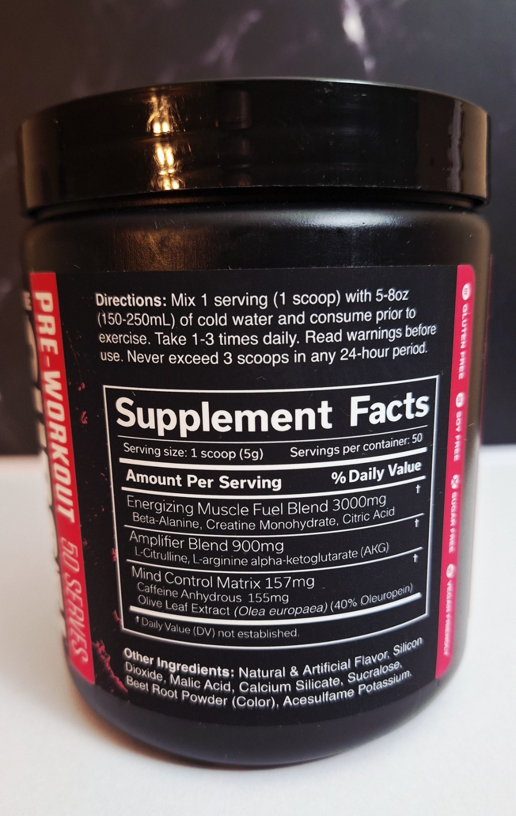 JNX The Curse! Pre-Workout, 50 Serv, 155mg Caffeine, Tropical Storm, 01/2028✨️