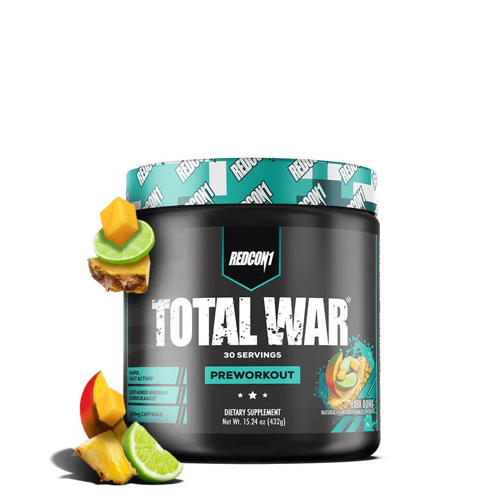 Redcon1 Total War Preworkout 30 Serving Powder Redcon Baja Bomb