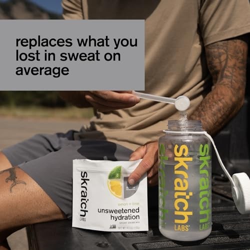 Unsweetened Hydration Sport Drink Mix | 30 Servings (Pack of 1) Lemon + Lime