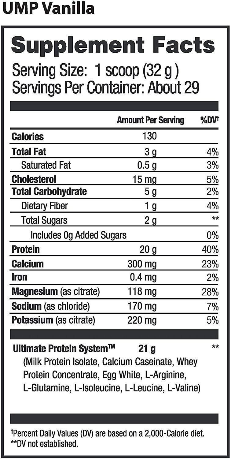 Ultimate Muscle Protein Powder 29 Servings Super Lean Clean Whey Casein Blend