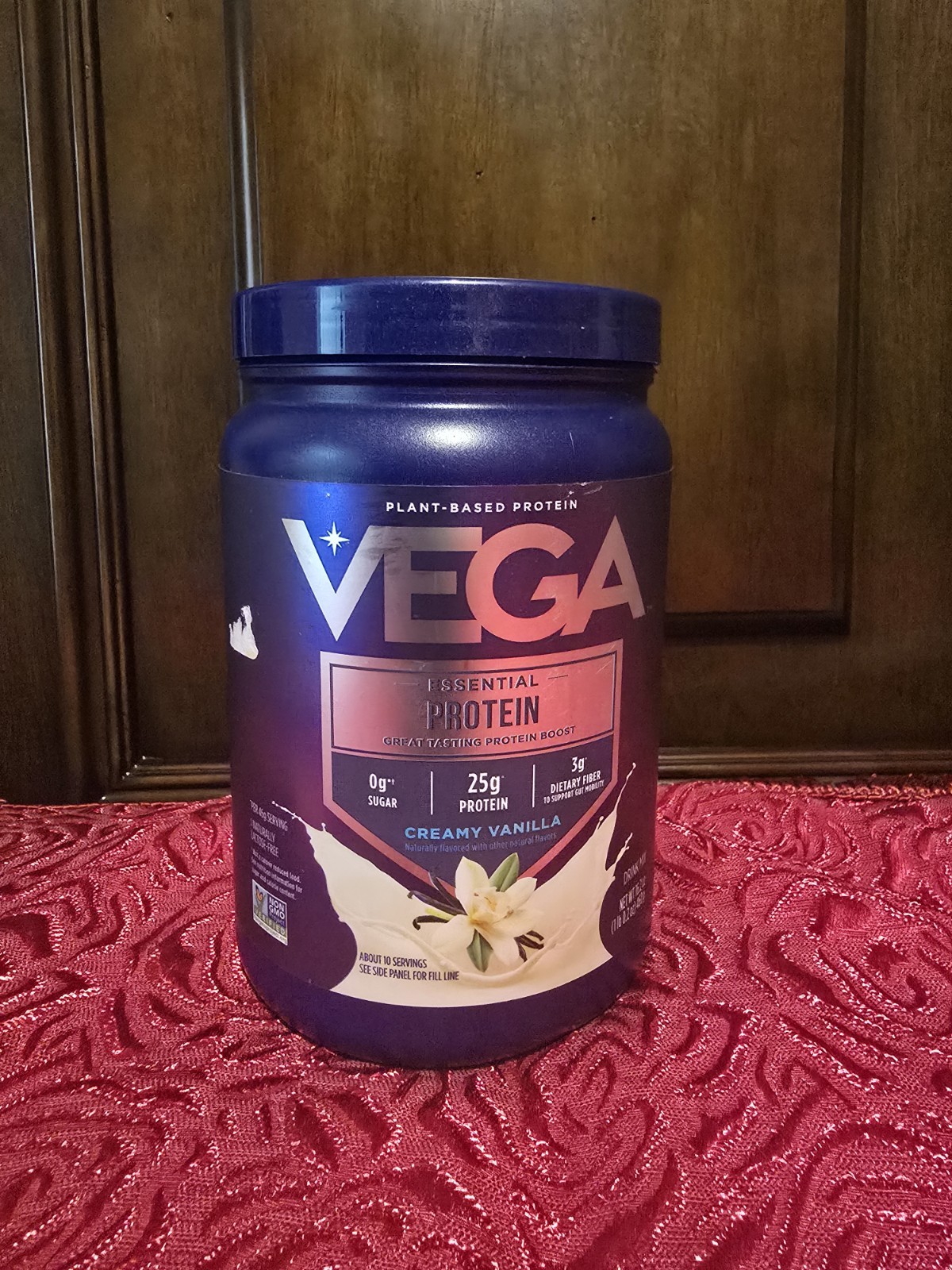 VEGA Plant-Based Protein Powder Creamy Vanilla 25g Vegan No Artificial Additives