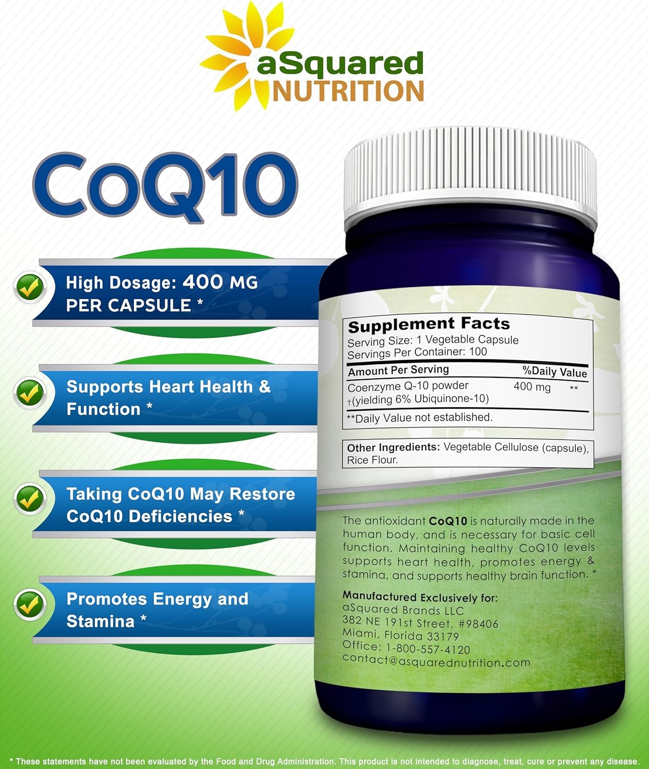 Healthy Heart & Blood Pressure Support CoQ10 (100 Caps)