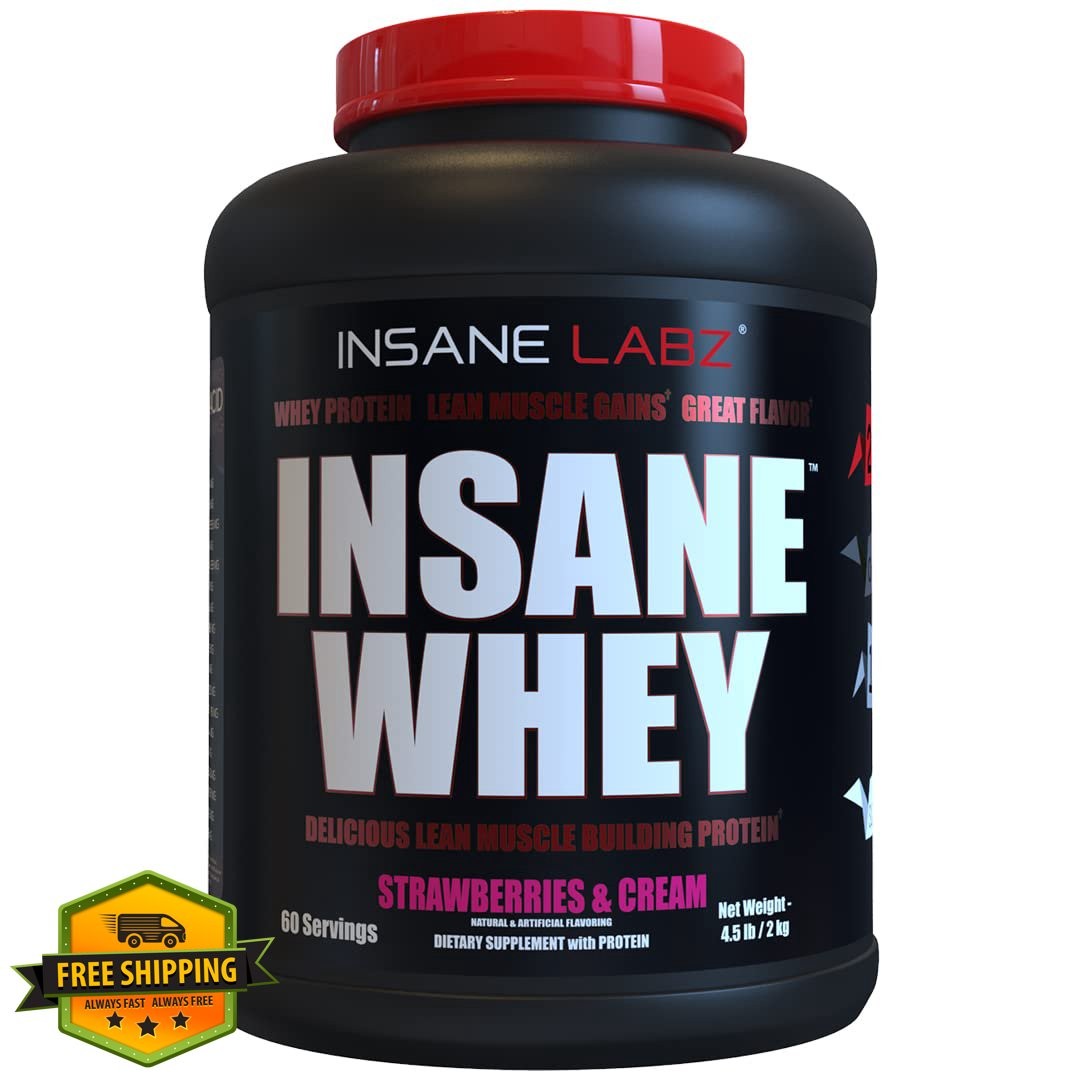 Insane Labz Strawberries and Cream Whey 60 Servings