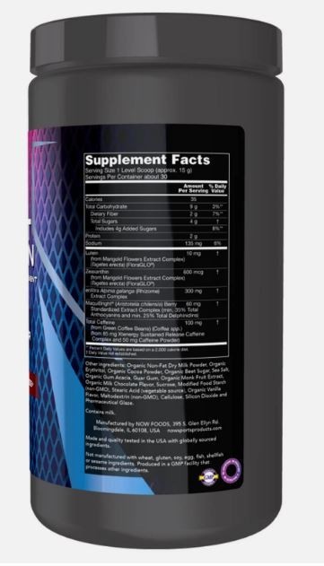 E-Sport Reaction Gaming Performance Supplement Chocolate Milkshake