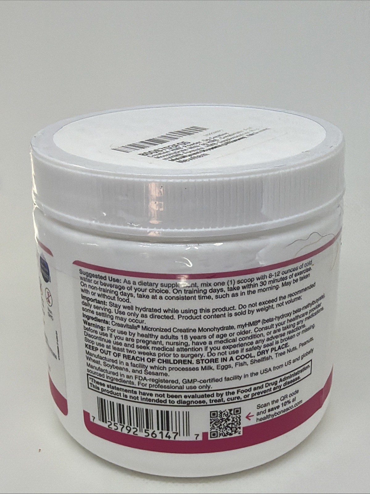 Creatine HMB Powder, 5g Creatine Monohydrate With 3g HMB, Creatvitalis And myHMB