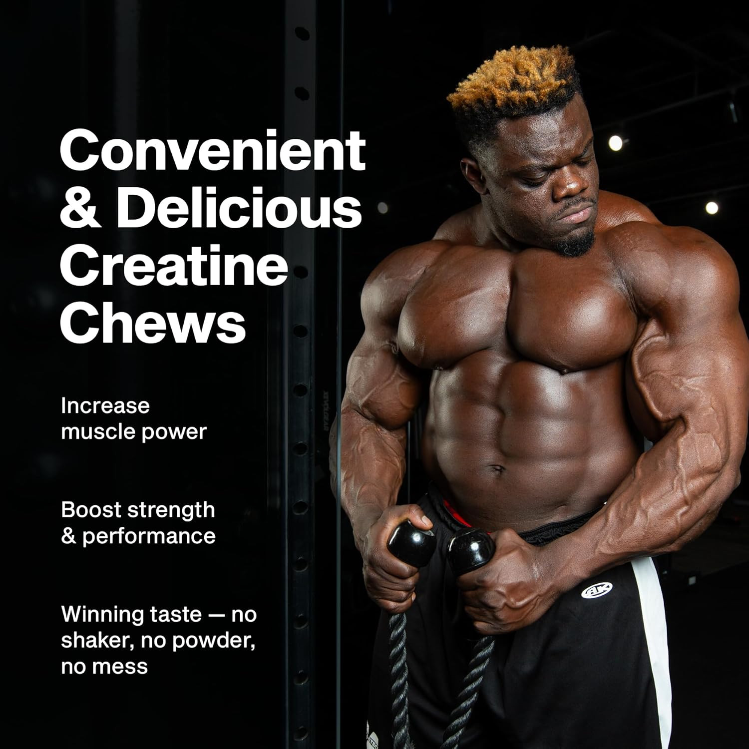 | Creatine Chews | Creapure Monohydrate Supplement for Muscle Recovery, Muscl…