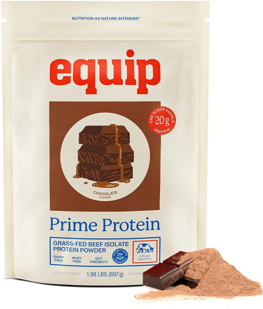 Prime Cookies & Cream Protein Powder – Gut-Friendly, Low Sugar Protein Shake Pow