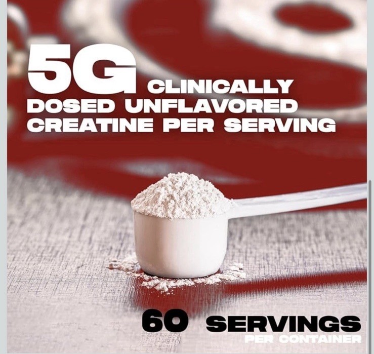 Alpha Lion Creatine Monohydrate Powder 5000mg Per Serving 60 Servings Unflavored