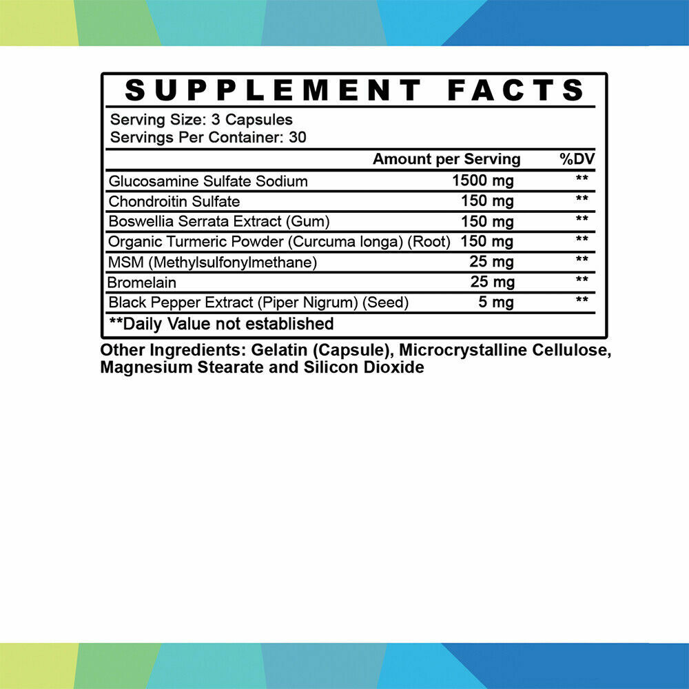 Angry Supplements Joint Support Turmeric Glucosamine Anti Inflammatory Mobility