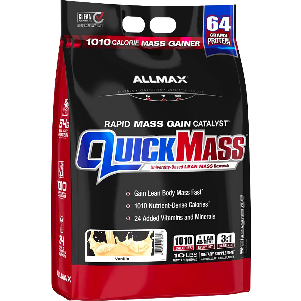 Allmax Nutrition QuickMass 10lb SAME DAY SHIPPING