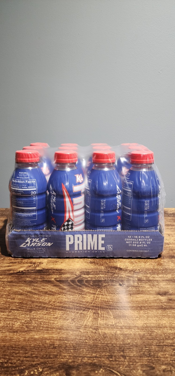 Prime Hydration Kyle Larson 16.9oz Bottle Factory Sealed Case *Hard To Find*