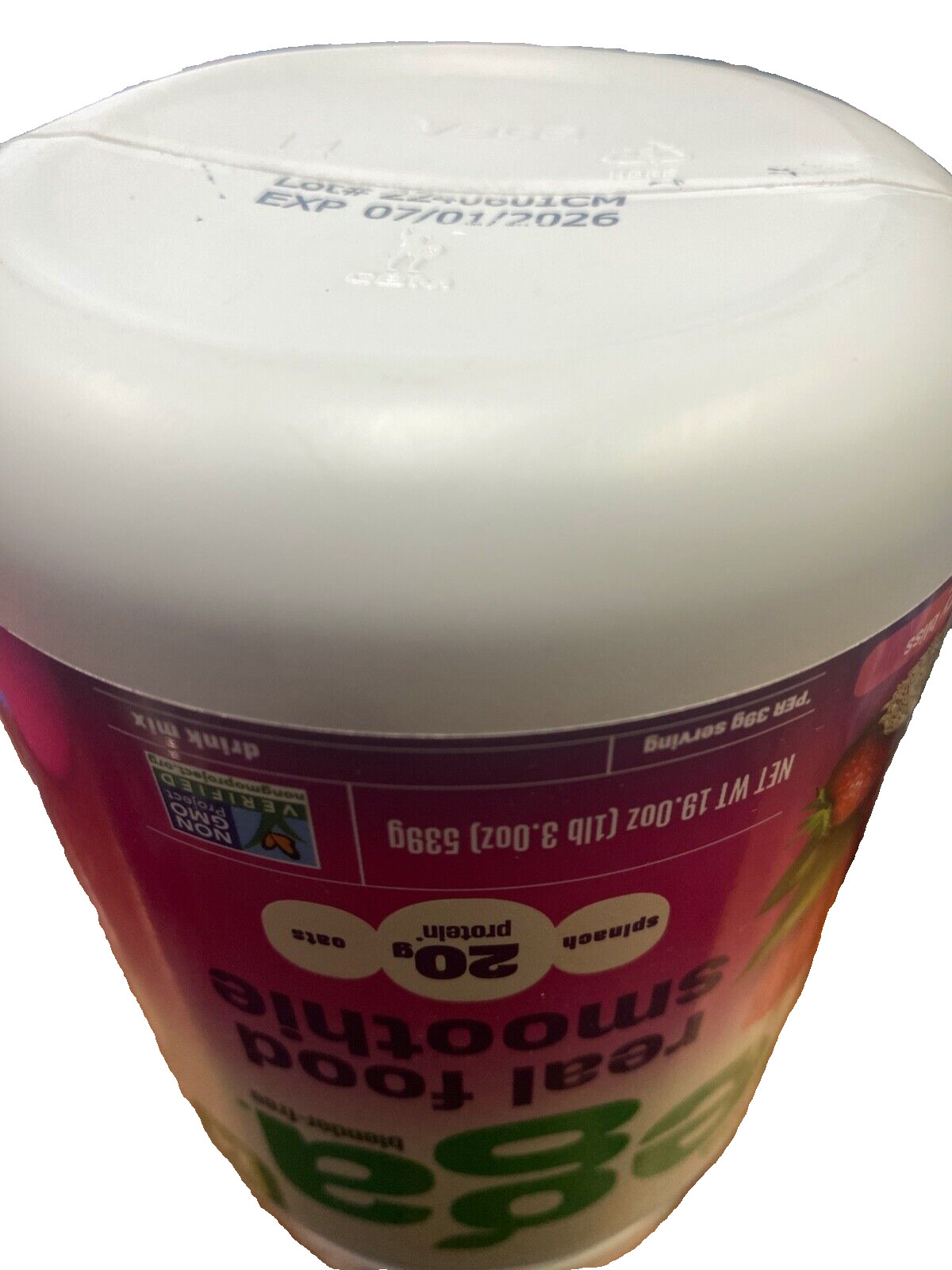 Vega, Real Food Smoothie Wildberry Bliss, 1 Each, 19 Oz