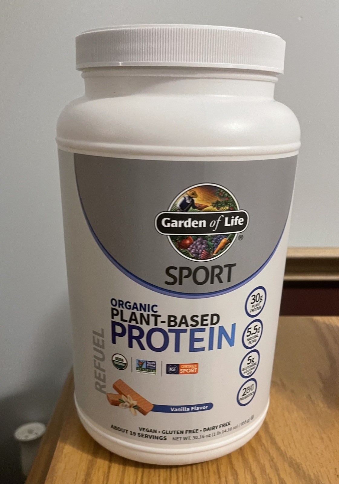 Garden of Life Sport Certified Grass Fed Whey Protein – Vanilla Best By 12/2026