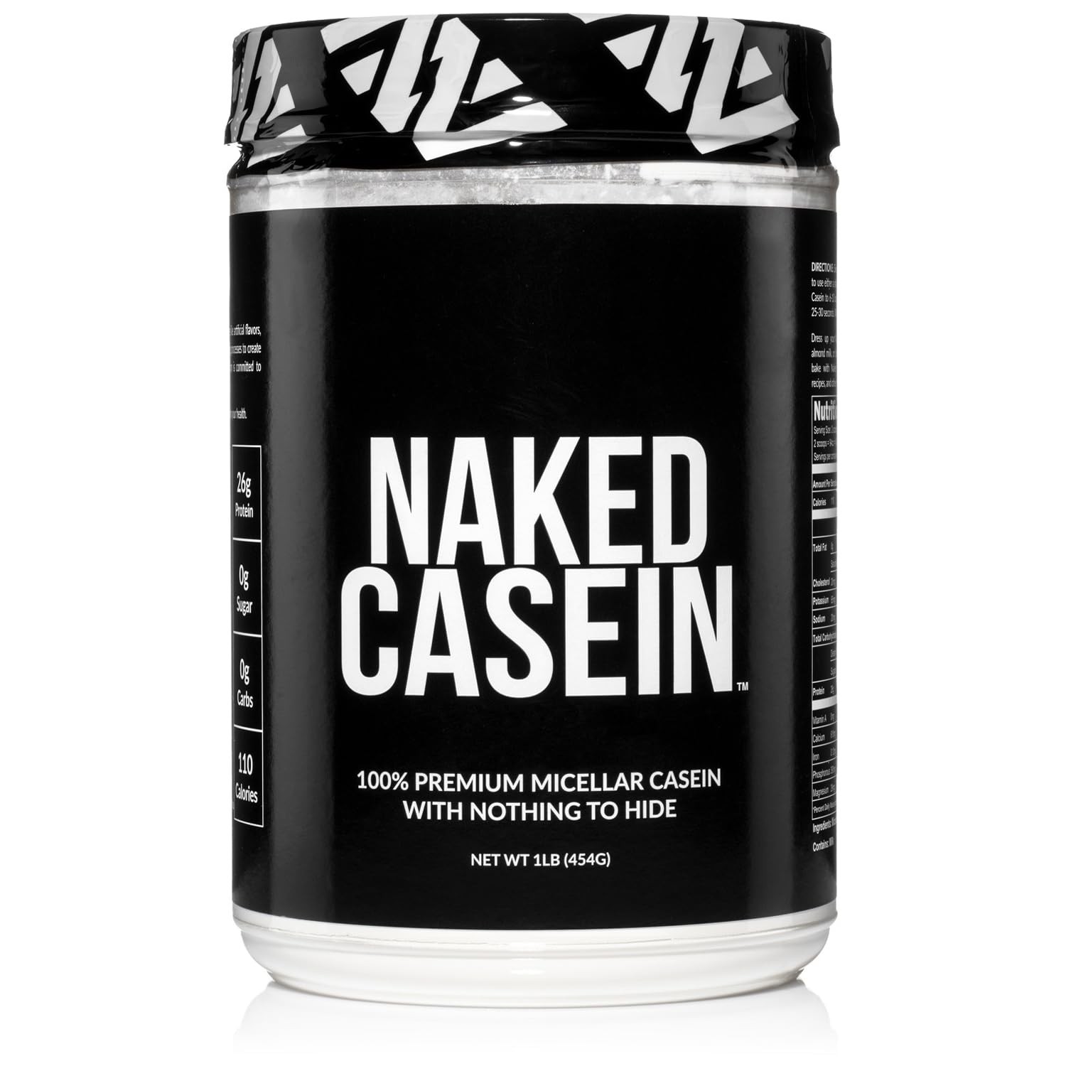 NAKED Casein – 1Lb Micellar Protein – Bulk, Zero 1 Pound (Pack of 1)