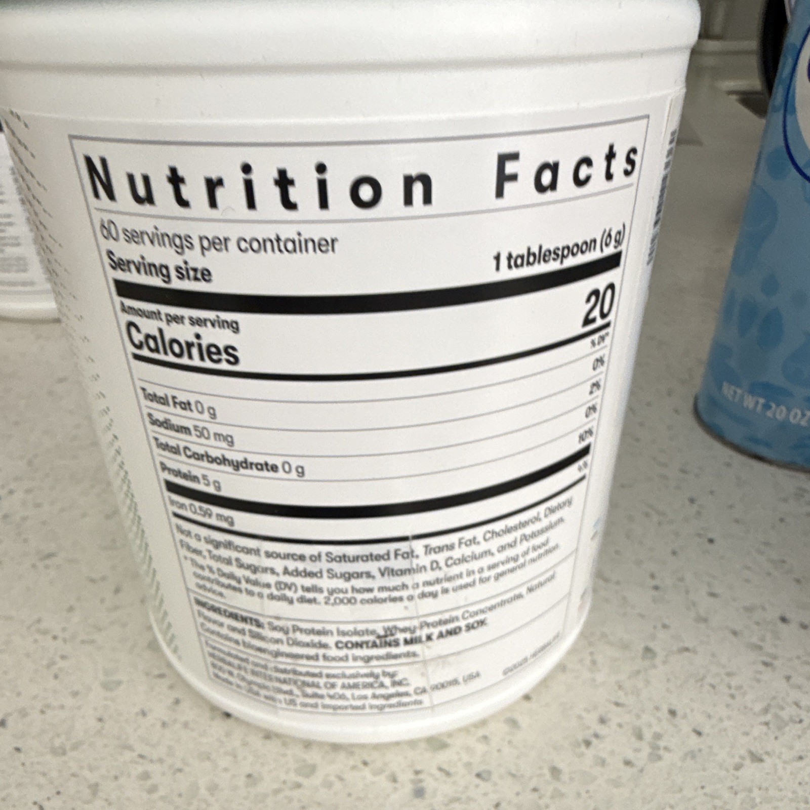 Herbalife Personalized Protein Powder Gluten-Free Unflavored 12.7oz (360g) 40