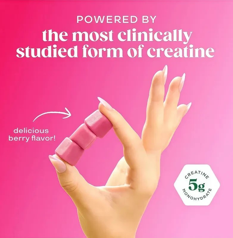 Bloom NEW Creatine Monohydrate Gummies& Sugar Free Creatine US& 5g Per Serving