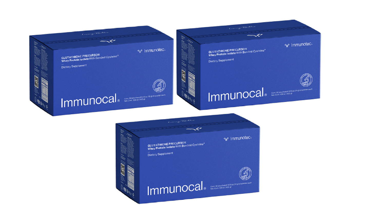 Immunocal Helps Maintain Immune System ( 3 Boxes =90 pouches ), EXP 09/2026