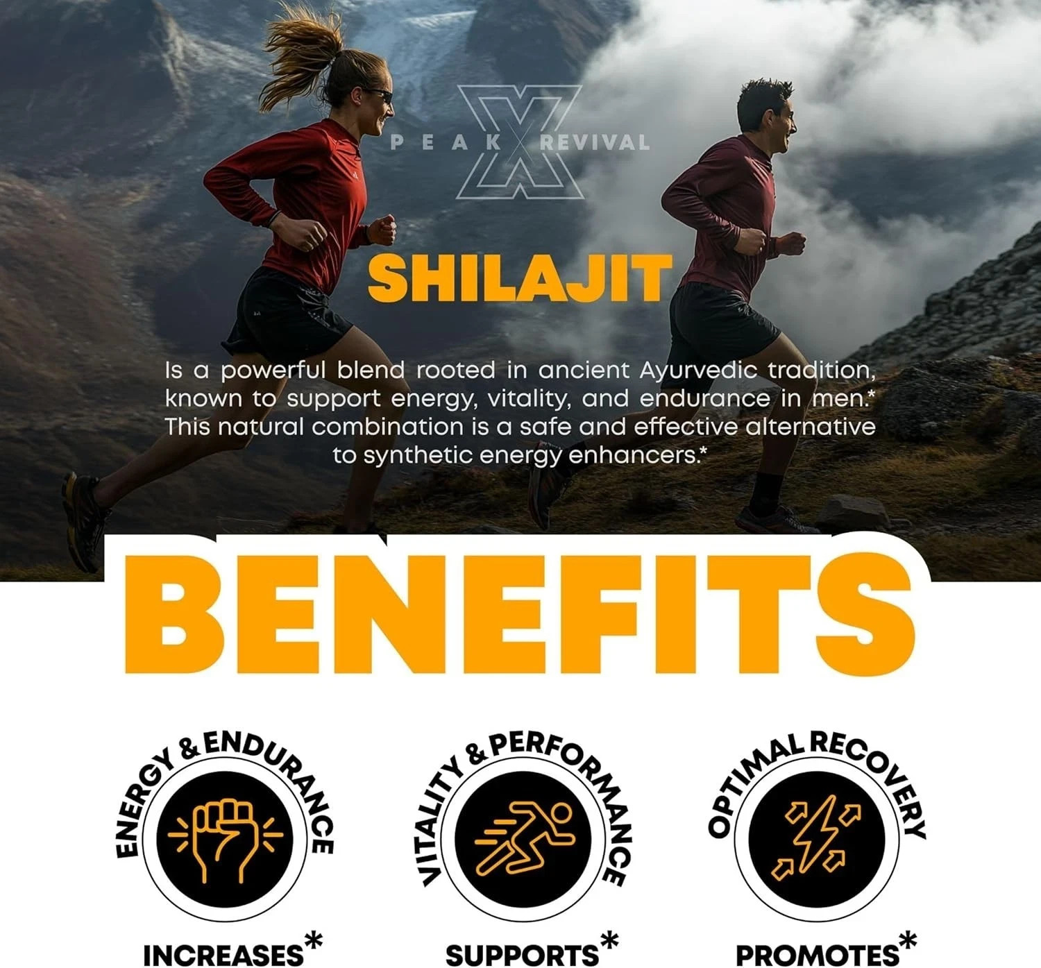 Shilajit Gummies with Manuka Honey – Increases Energy & Endurance,100mg 60 Coun