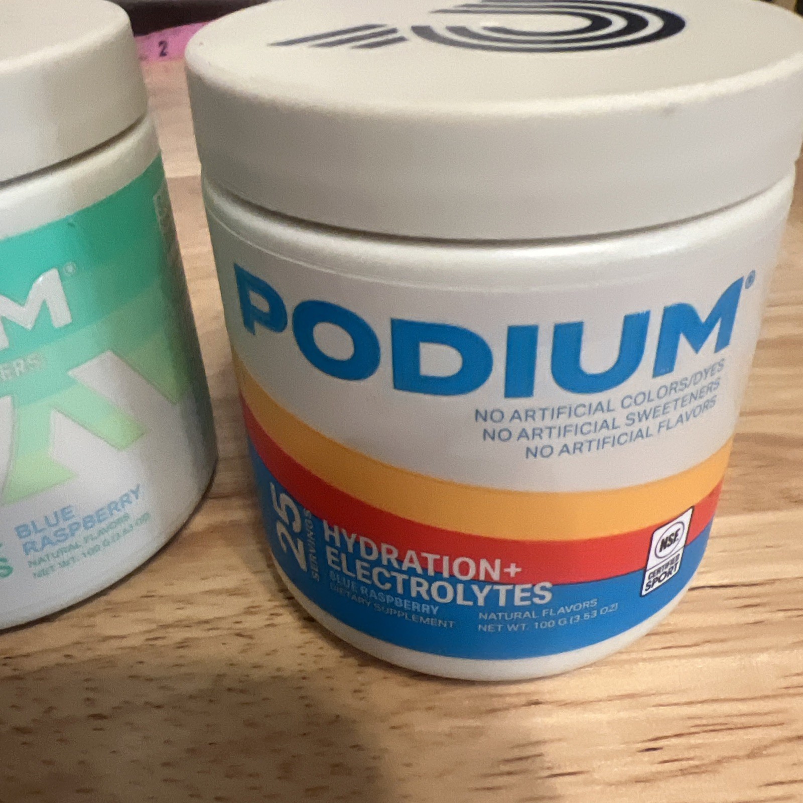 Lot 2 Podium Hydration + Electrolyres Energy Drink blue raspberry BB Exp 01/26
