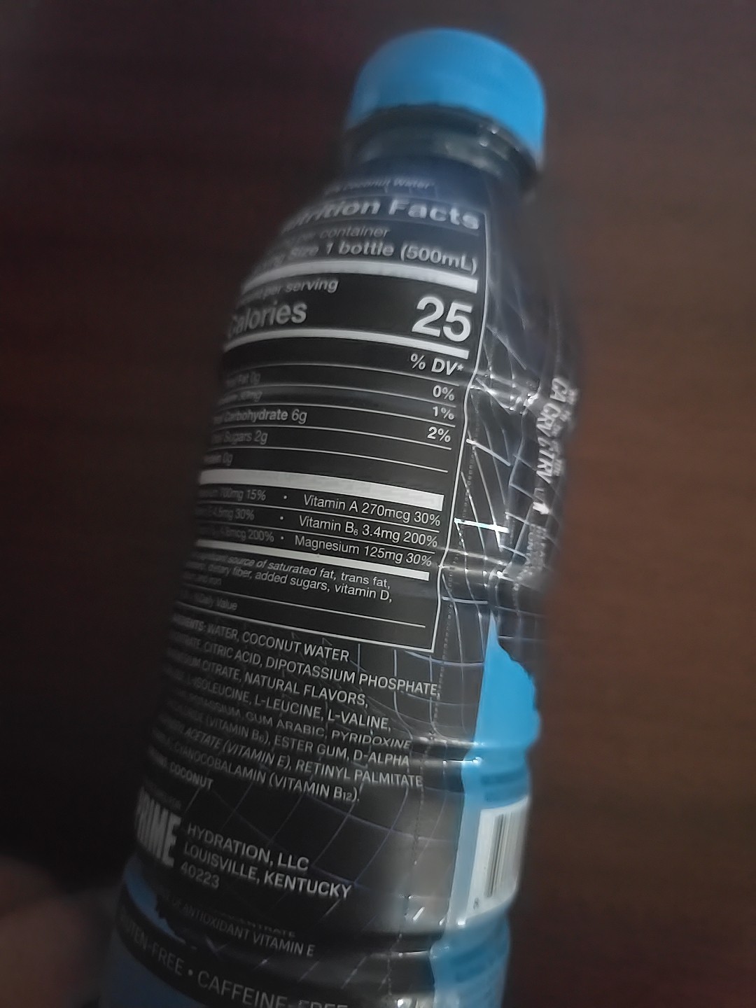 NEW PRIME X TREASURE HUNT HYDRATION DRINK 1 FULL 16.9 FL OZ BLUE BOTTLE