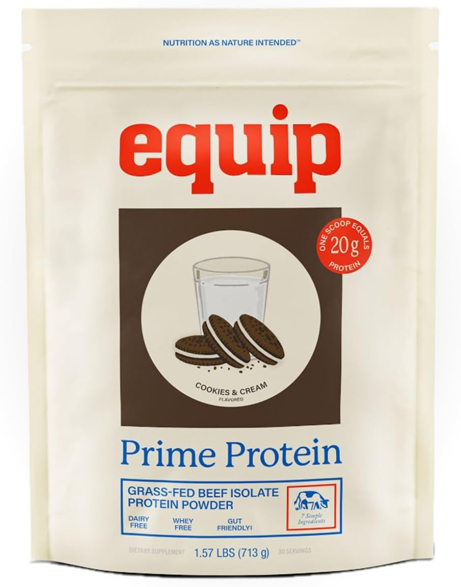 Prime Cookies & Cream Protein Powder – Gut-Friendly, Low Sugar Protein Shake Pow