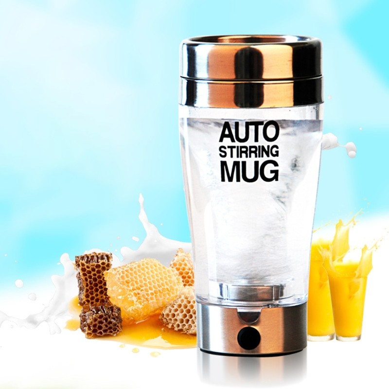 400ml Electric Protein Shaker Cup Auto Shake Mixer Drink Bottle Blender Juicer