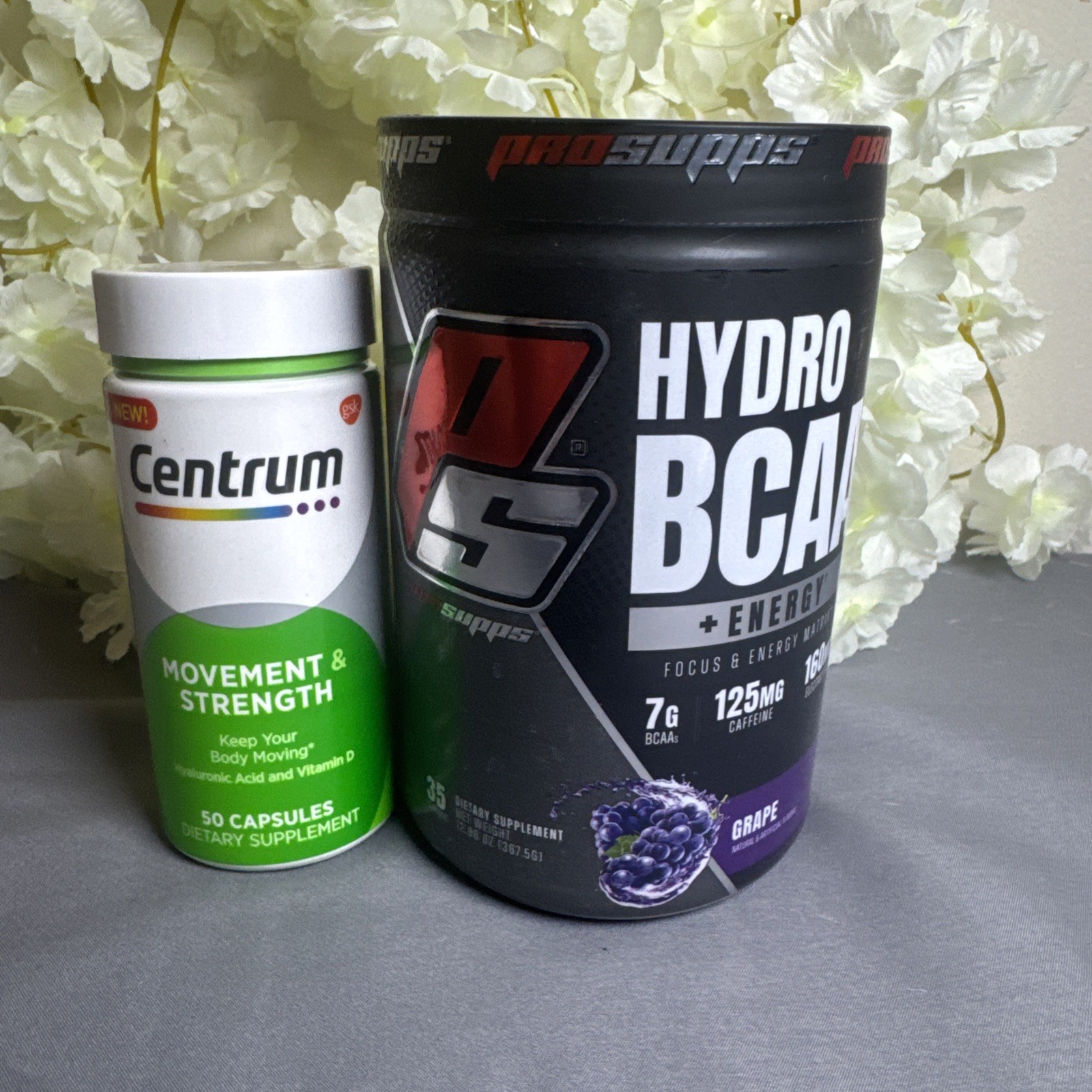 Centrum Movement & Strength 50 Capsules + ProSupps Hydro BCAA Energy Grape 11/26