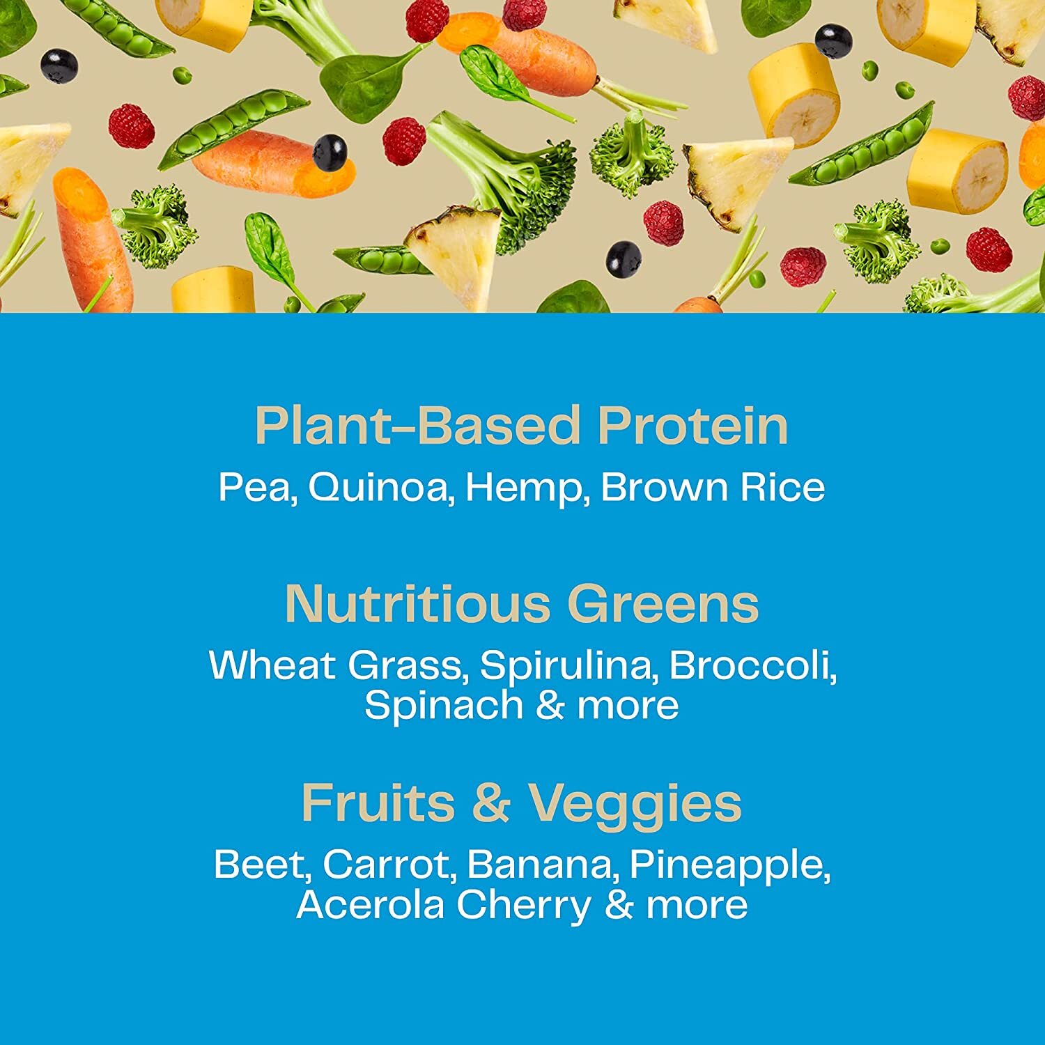 Amazing Grass – Organic Vegan Plant-Based Protein Powder – CHOOSE FLAVOR